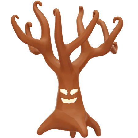 Árvore assustadora  3D Icon