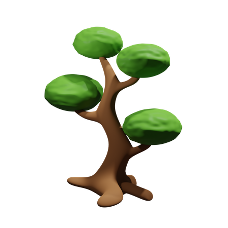 Árvore bonsai  3D Icon