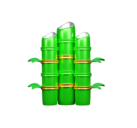 Árvore de bambu chinês  3D Icon