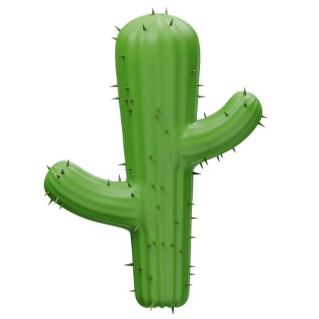 Árvore de cacto  3D Icon