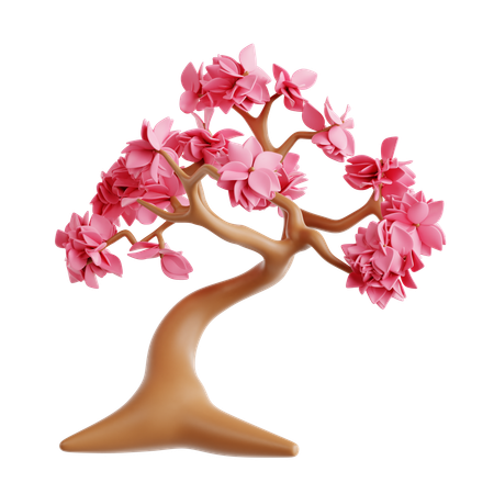 Árvore de flor de cerejeira  3D Icon