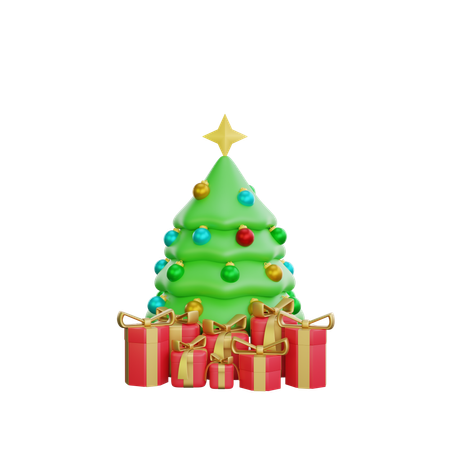 Arvore de natal  3D Icon