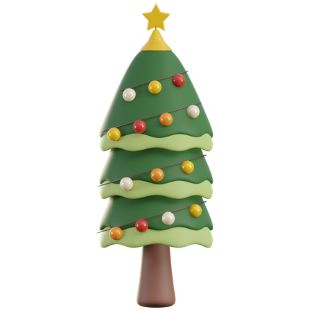 Árvore de Natal  3D Icon