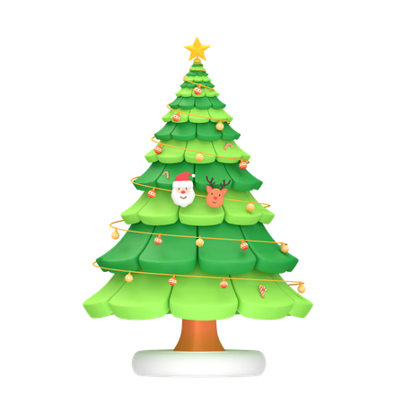 Árvore de Natal  3D Icon