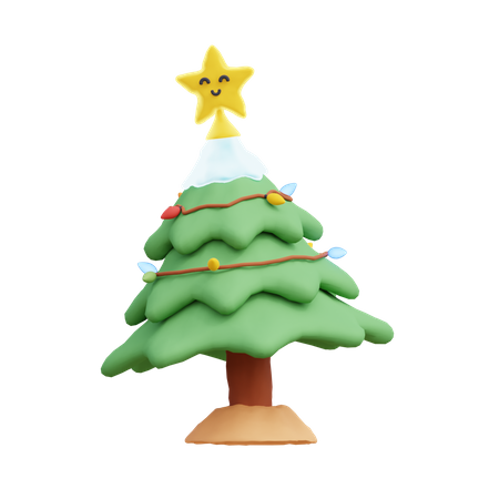 Árvore de Natal  3D Illustration