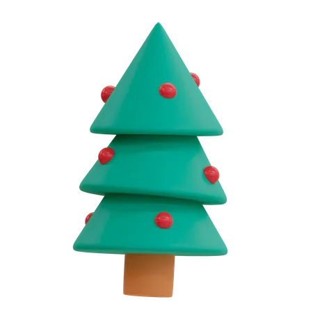 Árvore de Natal  3D Illustration