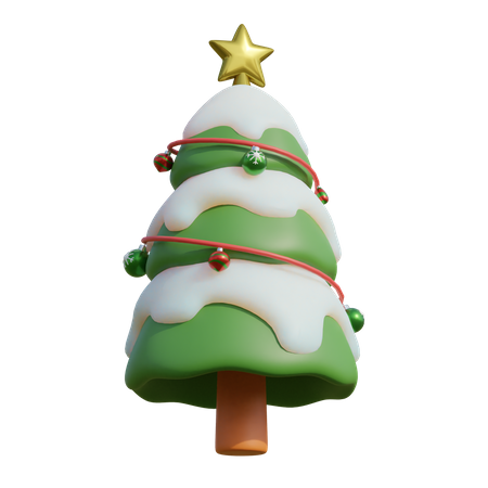 Árvore de Natal  3D Illustration