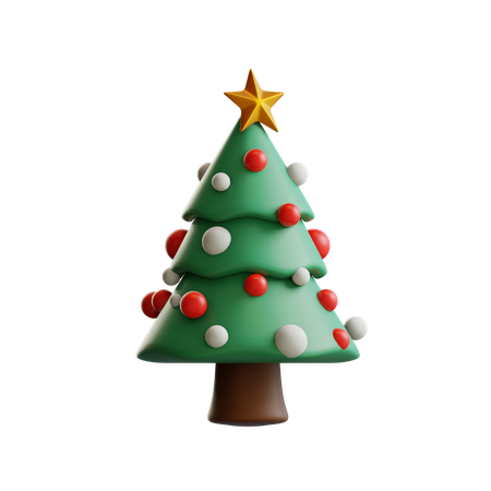 Árvore de Natal  3D Illustration
