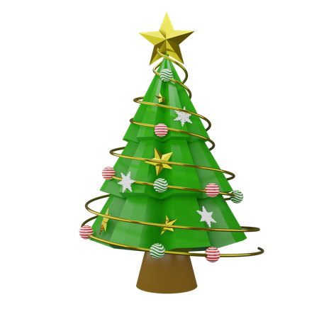 Árvore de Natal  3D Icon