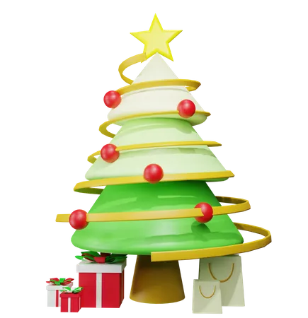 Árvore de Natal  3D Icon