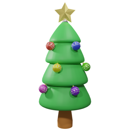 Árvore de Natal  3D Icon