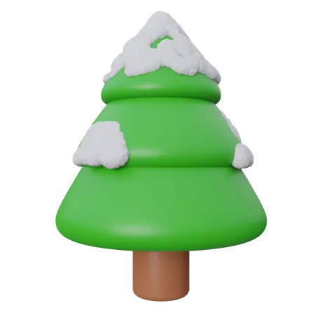 Árvore de neve  3D Icon