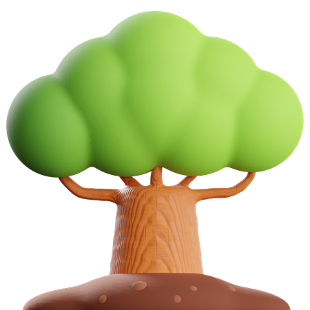 Grande árvore  3D Icon