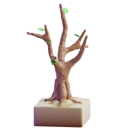 Árvore seca  3D Icon