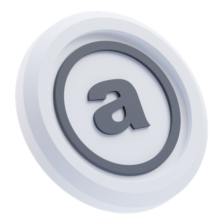 Arweave Kryptowährung  3D Icon