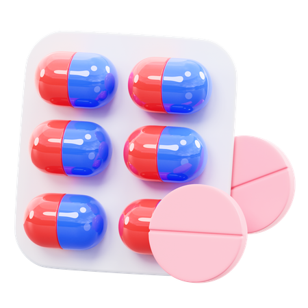 Arzneimittel  3D Icon