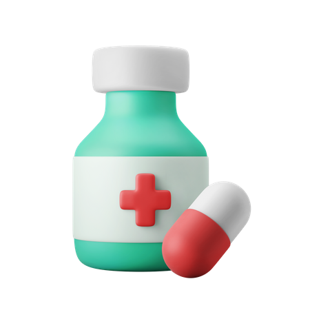 Arzneimittelmedizin  3D Icon