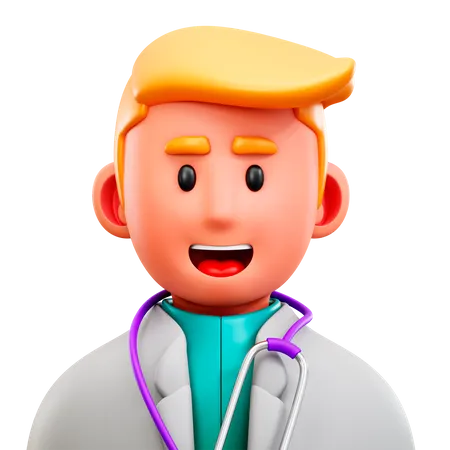 Arzt  3D Illustration