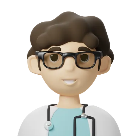 Doktor-Avatar  3D Icon