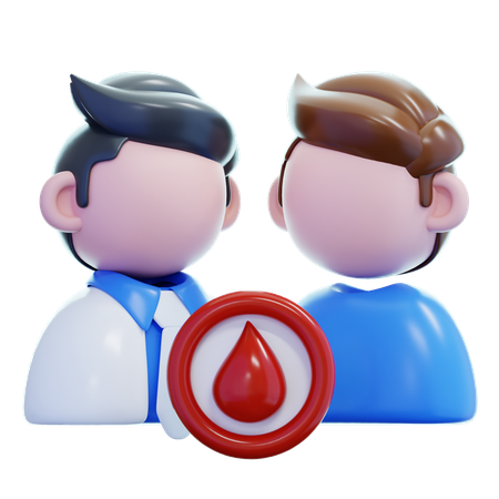 Arzt Patient  3D Icon