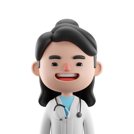 Ärztin  3D Icon