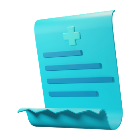 Arztrechnung  3D Icon