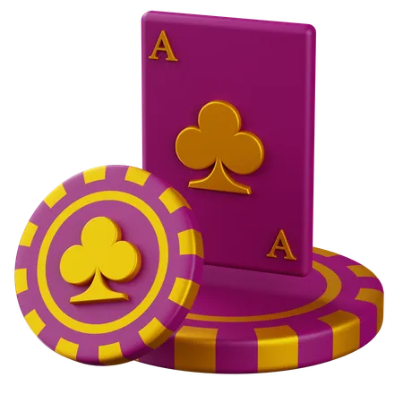 Ace Acelga Club con Chip  3D Icon