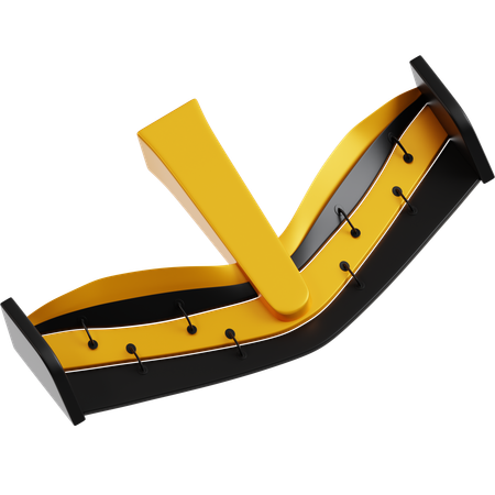 Asa dianteira  3D Icon
