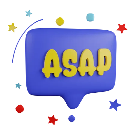 ASAP  3D Sticker