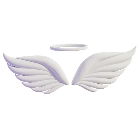 Asas de anjo  3D Icon