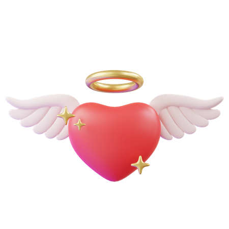 Asas de cupido  3D Icon