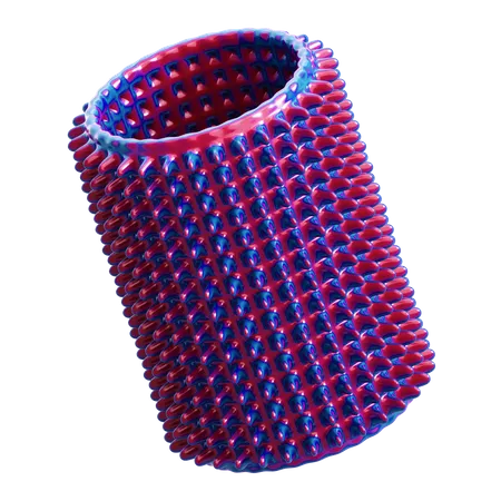 Asbtak Barbed Tube  3D Icon