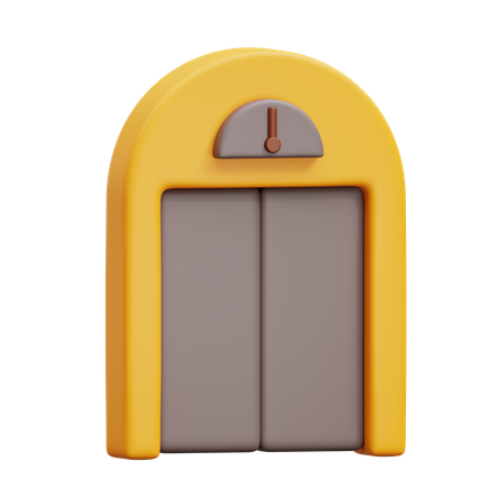 Ascenseur  3D Icon
