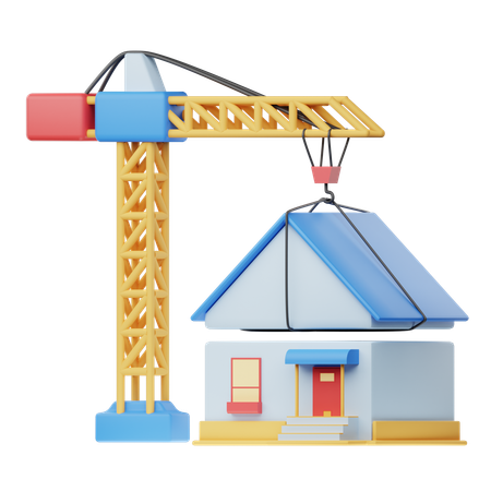 Ascenseur de chantier  3D Icon