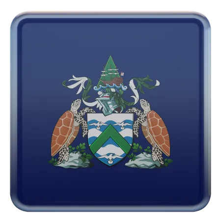 Ascension Island Flag  3D Flag
