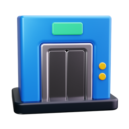 Ascensor  3D Icon