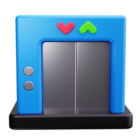 Ascensor  3D Icon