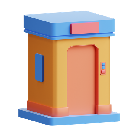 Ascensor  3D Icon