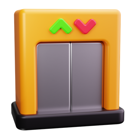 Ascensor  3D Icon