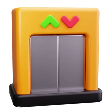 Ascensor  3D Icon