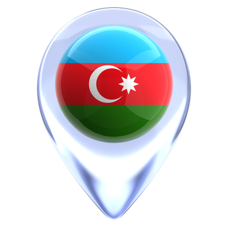 Aserbaidschan  3D Icon