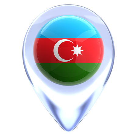 Aserbaidschan  3D Icon