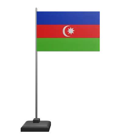 Aserbaidschan flagge  3D Icon