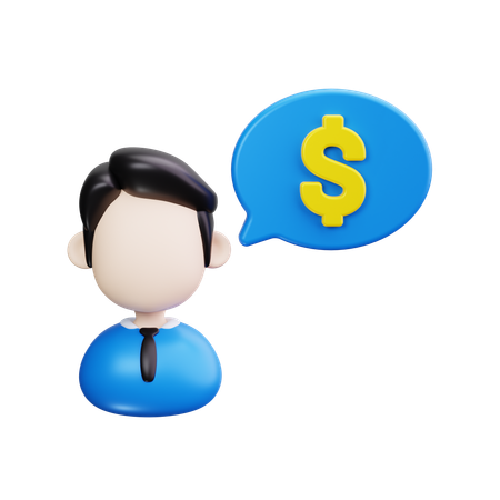 Asesor financiero  3D Icon