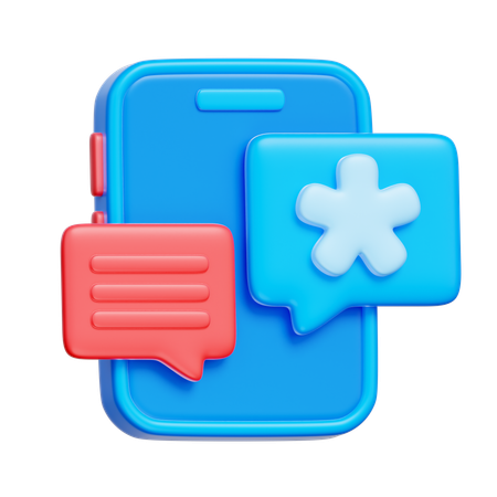Asesoramiento médico en línea  3D Icon