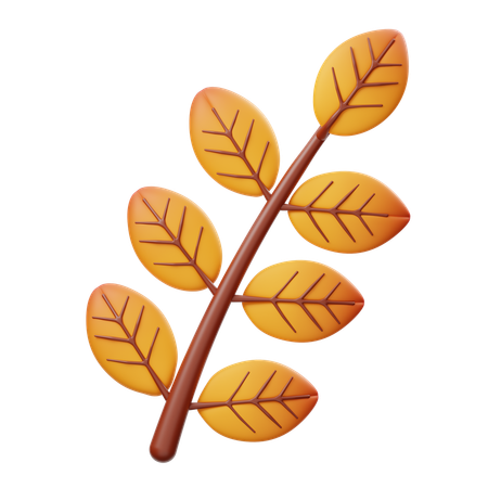 Ash Leaf  3D Icon