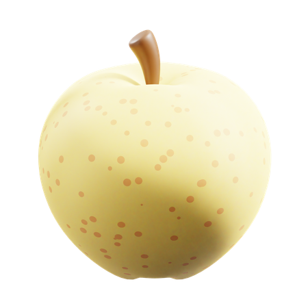 Asian Pear  3D Icon