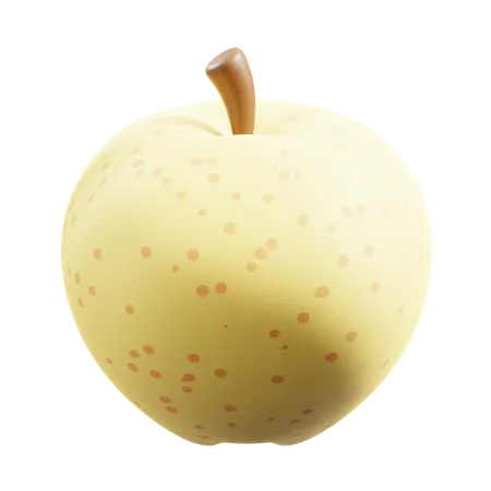 Asian Pear  3D Icon