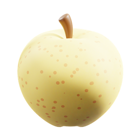 Asian Pear  3D Icon