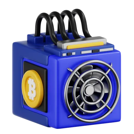 Asic Miner Rig  3D Icon